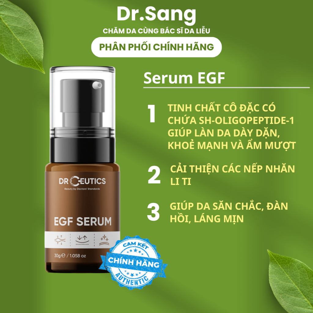 Serum EGF DrCeutics Phục Hồi Và Trẻ Hóa Da