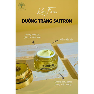 Kem Face Cấy Trắng chiết xuất Saffron noãn ong Whitening Facial Cream TH ORGANICS
