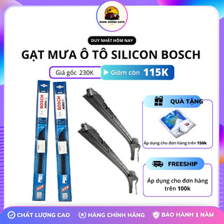 Cần Gạt Mưa Ô Tô Bosch Loại Cao Cấp - Cần Gạt Mưa Ô Tô Silicone Loại Thân Mềm Không Xương Cao Cấp (BẢO HÀNH 12 THÁNG)..