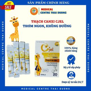 Thạch canxi ăn liền - cjel bổ xung canxi, d3 & k2