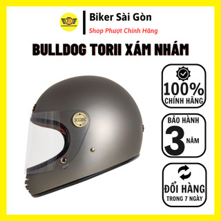 NÓN FULLFACE BULLDOG TORII TITANIUM , TẶNG TÚI RÚT, PHẢN QUANG, THÙNG BULLDOG - BikerSaiGon