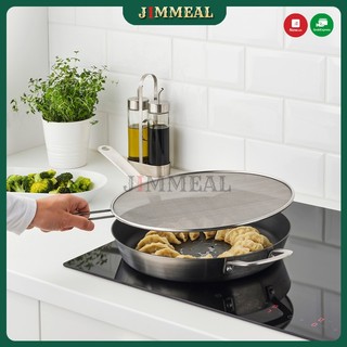 Vung, vỉ ,tấm chắn bắn dầu mỡ ikea klockren bằng inox đường kính 33cm