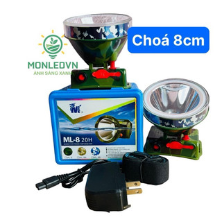 [2 PIN - Sáng 15h không giảm ánh sáng]Đèn pin đội đầu chống nước siêu sáng