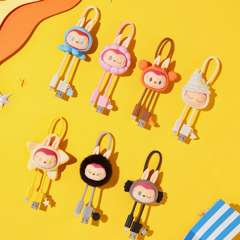 POPMART LABU THE MONSTERS Drunk Love in THE Seaside Data Cable - Lighting 🍎