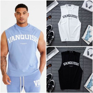 [ Mẫu Mới 2024] Áo Ba Lỗ Tanktop Tập Gym Thể Thao Nam VANQUISH | Ken Store