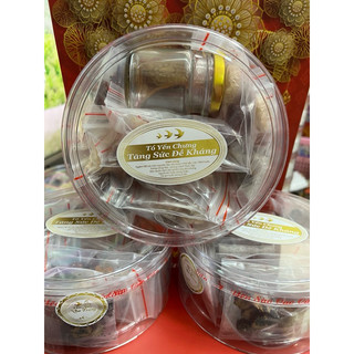 yến sào nha trang- tổ yến chia sẵn [ tặng hủ thuỷ tinh chưng yến]+ đông trùng hạ thảo, táo đỏ, hạt chia, đường phèn