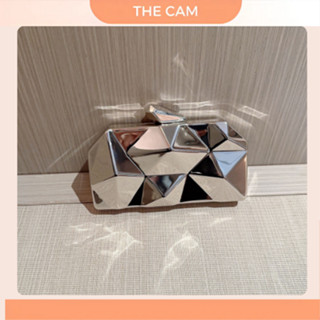 Túi Cốp Cầm Tay Đi Tiệc Sang Trọng. Túi Tiệc nữ hình Kim Cương cao cấp,Phù hợp Tiệc Tùng Nổi Bật THE CAM