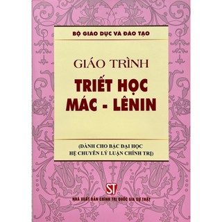 Sách - giáo trình triết học mác - lênin