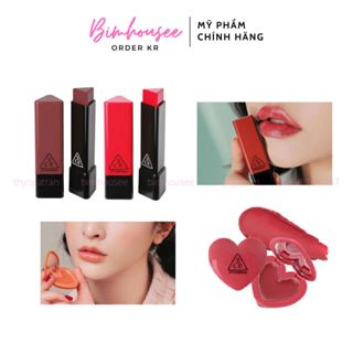 Son dưỡng có màu 3ce căng bóng môi bút chì 3CE Maison Kitsune Velvet Lip Crayon sale