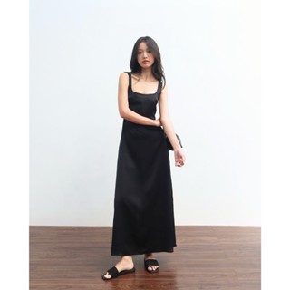  Monica Long Dress | Đầm lụa dáng dài hở lưng cột dây 