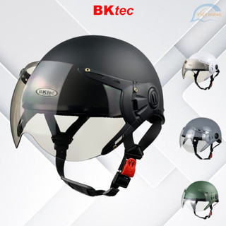 Mũ bảo hiểm nửa đầu có kính - Siêu đẹp – BKtec BK6K - SJC – Vòng đầu 56-58cm – Hàng chính hãng – Bảo hành 12 tháng