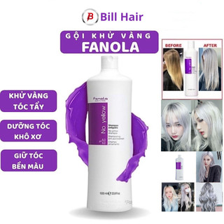 Dầu gội tím FANOLA NO YELLOW, dầu gội khử vàng và giữ màu dành cho tóc tẩy | Bill Hair, Billhair