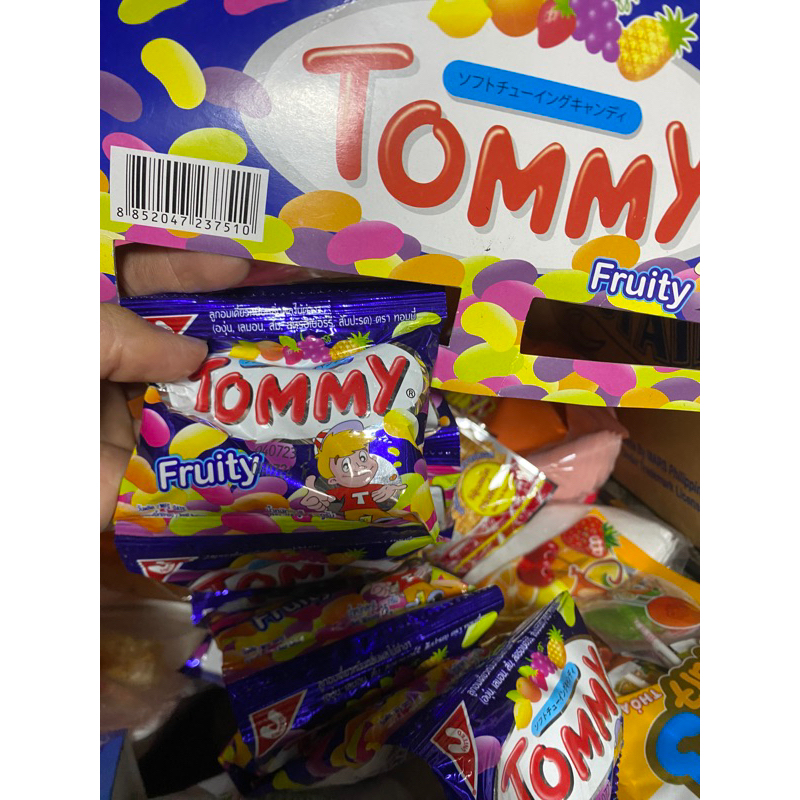 kẹo dẻo hương trái cây tommy vỉ 24 gói