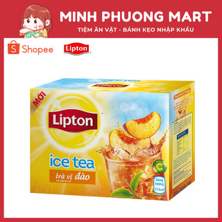 Trà Lipton Ice Tea vị đào hộp 224g (16 gói x14g)