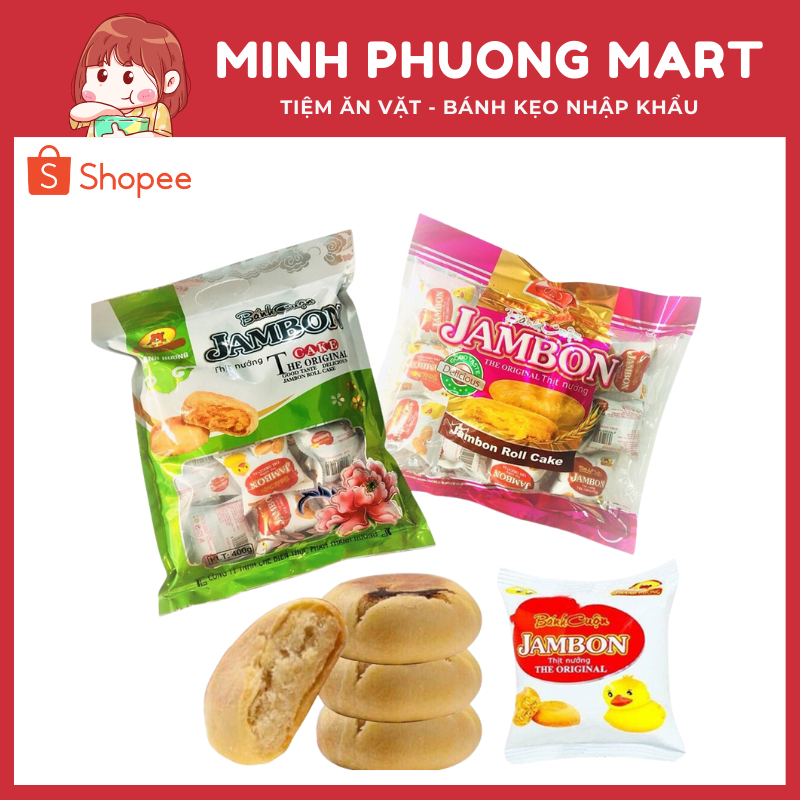 BÁNH CUỘN JAMBON THỊT NƯỚNG THANH HƯƠNG 400G