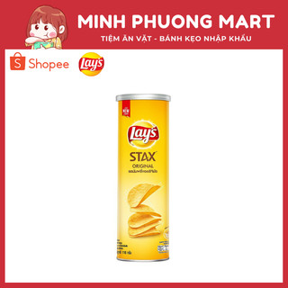 Snack khoai tây Lay's Stax vị tự nhiên 105g