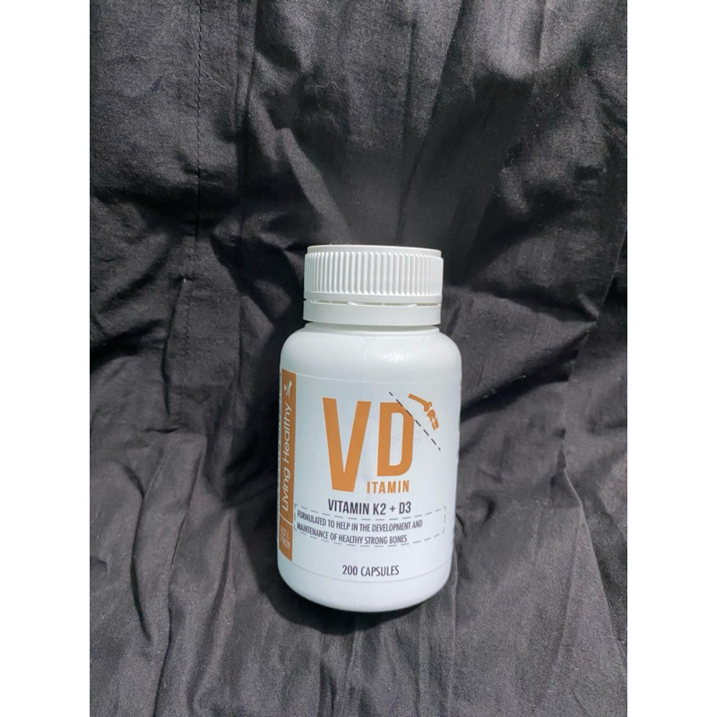 Vitamin K2 D3 Living Healthy 200 Viên uống Giúp xương chắc khoẻ - Hàng Úc
