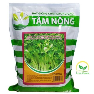 [Túi Lớn 1Kg] Hạt Giống Rau Mầm New Zealand Hạt To Dễ Trồng, Rau Sạch, Tốt Cho Sức Khỏe, Đẹp Da, Chống Lão Hóa