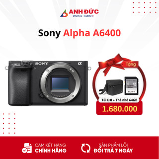 Máy Ảnh Sony A6400 (Body/Kit) Newseal Fullbox - Bảo Hành 24 Tháng Toàn Quốc (Tặng thẻ 32GB)