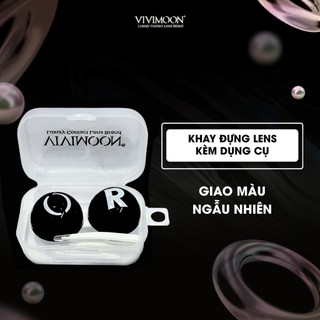 Khay đựng kính áp tròng VIVIMOON LENS kèm dụng cụ gắp lens