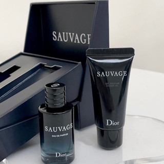 Set nước hoa và sữa tắm Dior Sauvage EDP 10ml và 20ml