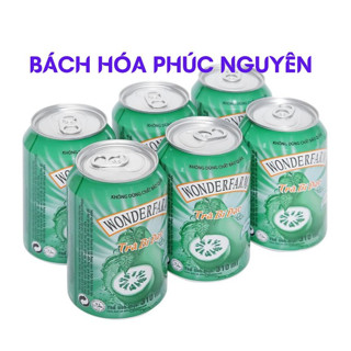 Lốc 6 Lon Trà Bí Đao Wonderfarm lon 310ml date mới (có loại ít đường)