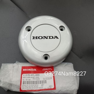 Nắp nhựa ốp lốc nồi trắng xe dream 2001, future, wave alpha zin