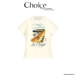Áo Thun BabyTee In In Lụa Summer CHOICE.SG Cổ Tròn Cotton 100% " Sarah-Top "