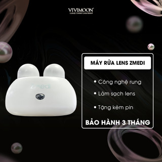 Máy rửa vệ sinh lens sóng rung VIVIMOON 360 độ Zmedi cho kính áp tròng