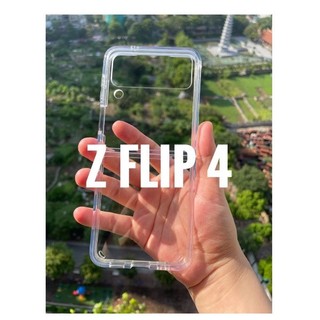Ốp lưng trong cứng viền dẻo Samsung Galaxy Z Flip 5 / Zflip4 / Z Flip4