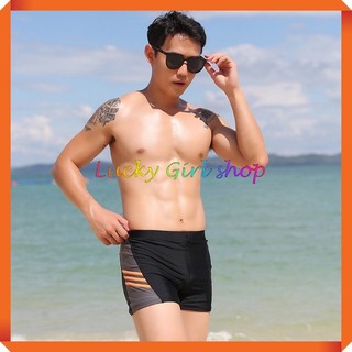 [SIÊU CHẤT-BIG SIZE 90KG] Quần Bơi Nam Đen Sì Pít Đồ Thun Cao Cấp Co Giãn 4 Chiều Size L-4XL - Lucky Girl shop NHA TRANG