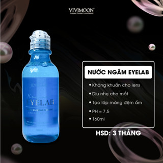 Nước ngâm lens VIVIMOON kháng khuẩn dịu nhẹ cho kính áp tròng Eyelab