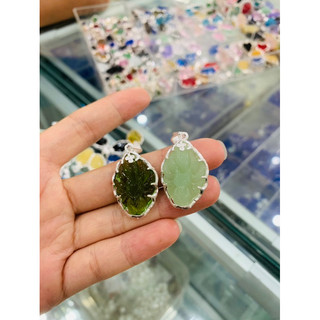 Mặt đá hồ ly chúa bọc BẠC TA CAO CẤP