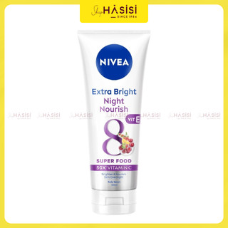 Serum Dưỡng Thể Đêm NIVEA - Extra White/Bright Night Nourish Body Serum 180ml~200ml