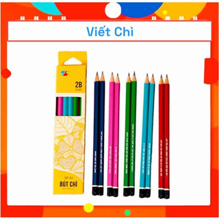 Combo 10 cây bút chì 2b,hb thiên long.nét đậm đẹp