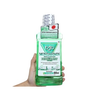 Nước Súc Miệng Mondahmin Hương Bạc Hà Chai 800ml
