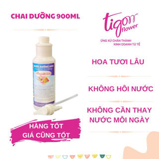 CHAI 900ML NƯỚC DƯỠNG HOA BAMBI - Giúp hoa tươi lâu và rực rỡ, giữ nước sạch hơn (ĐƯỢC ĐỒNG KIỂM)
