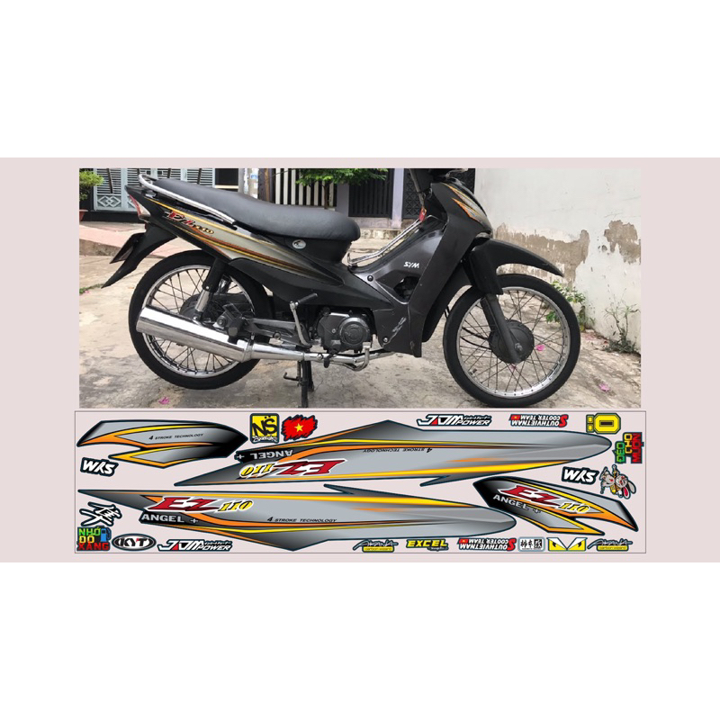 tem zin Sym 110 Angel- tem decal 3 lớp