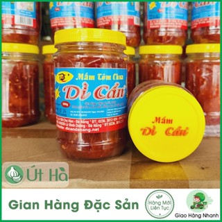  Mắm Tôm Chua Dì Cẩn Đà Nẵng  Hủ 500gr - Tôm To Nguyên Con Vị Ngon Đậm Đà - Út Hà Đặc Sản 