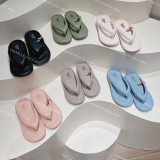 Dép Kẹp Nữ Xỏ Ngón Mũi Tròn Cao Su Non RUBBER SOUL Thái Lan Đi Biển Êm Chân Đế 3 Phân Chống Trượt