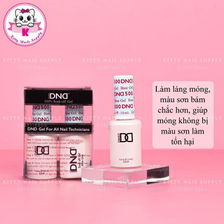 Combo Liên kết Base top DND chính hãng không chùi chai 15ml - V&K Beauty
