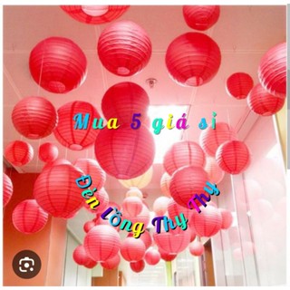 Đèn lồng giấy lụa đỏ phong cách Nhật Bản lung linh ảo diệu siêu đẹp siêu rẻ