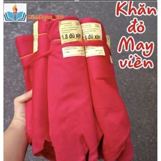 [SỈ ] khăn quàng viền không nhăn,loại đẹp,(DÀI 1.8 ),bó 10 cái