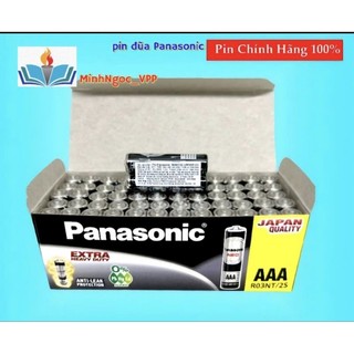 Hộp 60 viên pin aaa panasonic 1,5v đũa đen neo r03nt-2 s