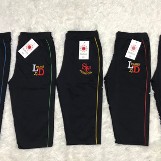 Quần legging nữ lửng ngố qua gối mẫu chạy viền thể thao năng động / Quần thun ôm nữ cotton co giãn