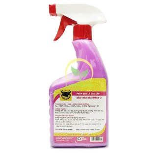 Phân Bón Dưỡng Hoa (Phân Đầu Trâu Spray 3) 500Ml