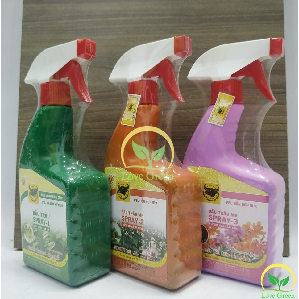 Phân Bón Dưỡng Hoa (Phân Đầu Trâu Spray 3) 500Ml