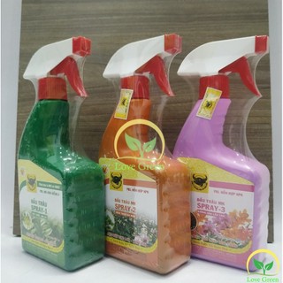 Phân Bón Dưỡng Hoa (Phân Đầu Trâu Spray 3) 500Ml