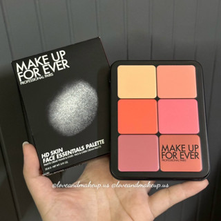 (BILL MỸ) Bảng Kem Nền Má Hồng Tạo Khối MUFE HD Skin Face Essentials Palette with Highlighters