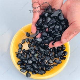 Vụn đá tự nhiên đã mài bóng các màu 100gram